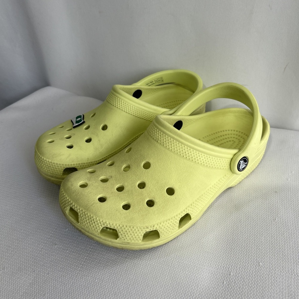 Crocs Classic Clogs Lime Green Unisex Size M-5 / W-7 Croc Shoes